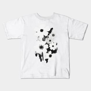 White flowers vintage Kids T-Shirt